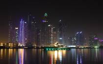 Dubai. Night panorama